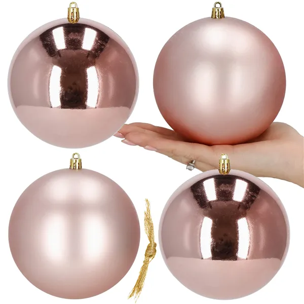 Christmas balls Springos CA1187 12 CM 4 PCS.