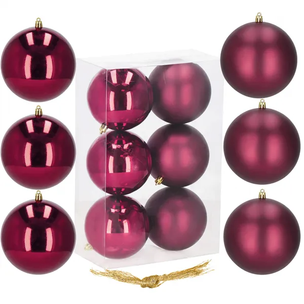 Christmas balls Springos CA1191 10 CM 6 PCS.