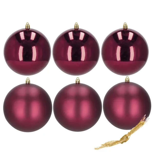 Christmas balls Springos CA1191 10 CM 6 PCS.