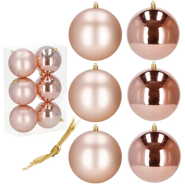 Christmas balls Springos CA1193 10 CM 6 PCS.