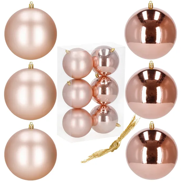 Christmas balls Springos CA1193 10 CM 6 PCS.