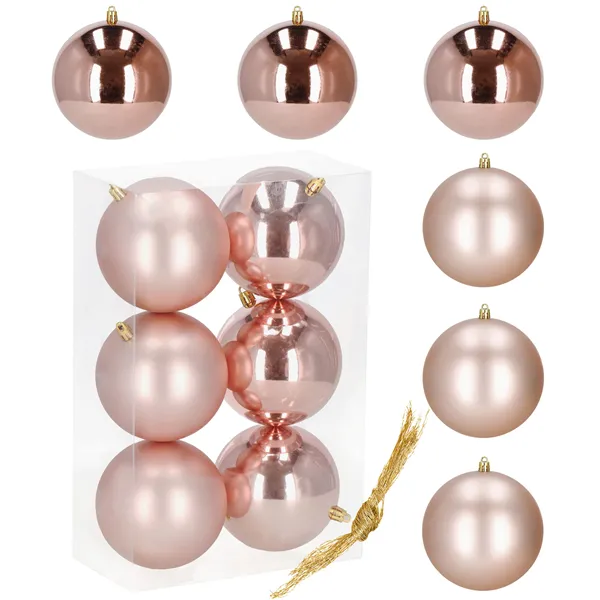 Christmas balls Springos CA1193 10 CM 6 PCS.