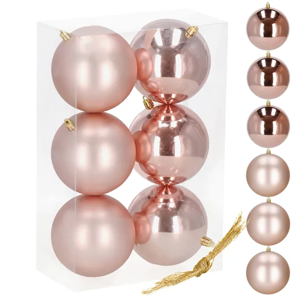 Christmas balls Springos CA1193 10 CM 6 PCS.