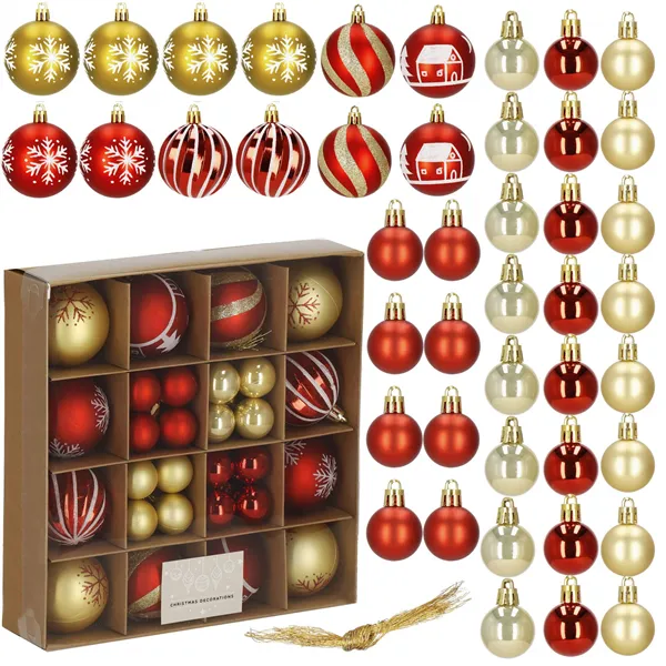 Christmas balls Springos CA1127 42 PCS.