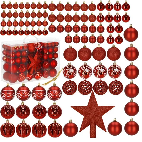 Christmas balls Springos CA1159 101 PCS.