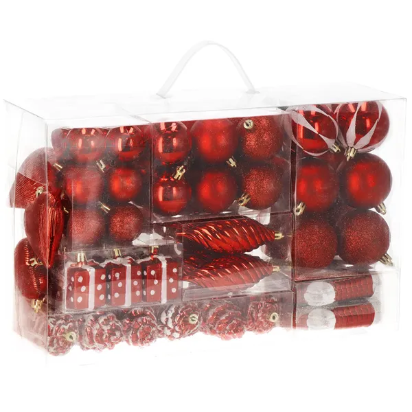 Joulukuusen koristeiden setti Springos CA0160, 72 kpl