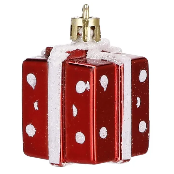 Ziemassvētku eglīšu rotājumu komplekts Springos CA0160, 72 gab.