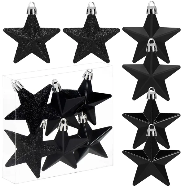 Christmas decorations Springos CA1148 6 pcs. stars