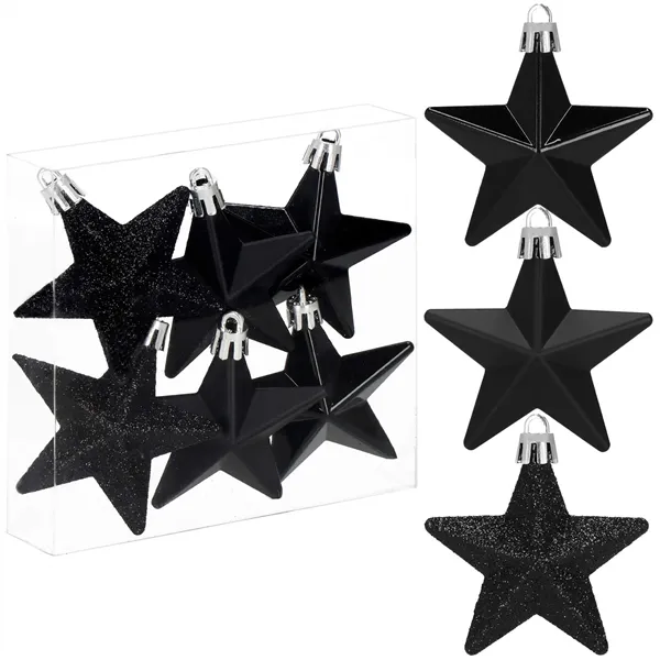 Christmas decorations Springos CA1148 6 pcs. stars