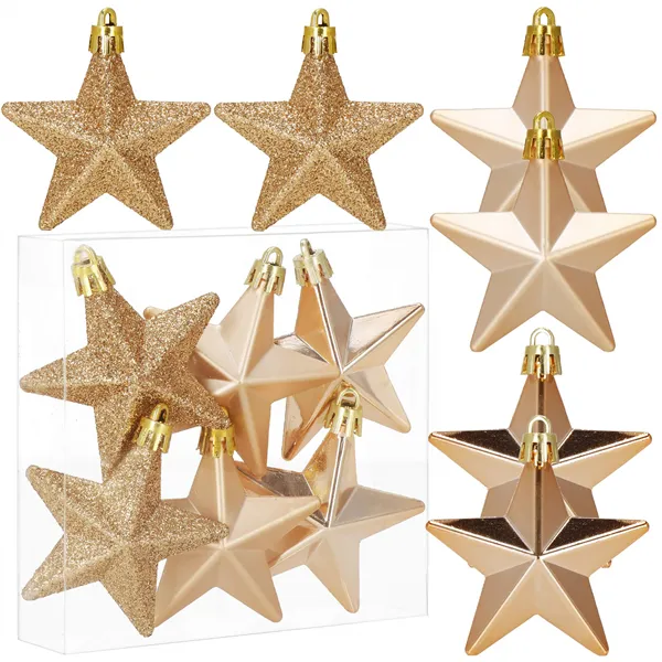 Christmas decorations Springos CA1149 6 pcs. stars