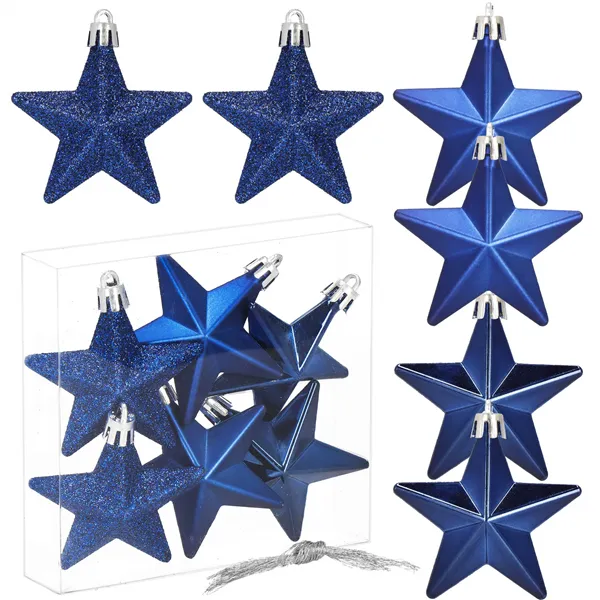 Christmas decorations Springos CA1151 6 pcs. stars