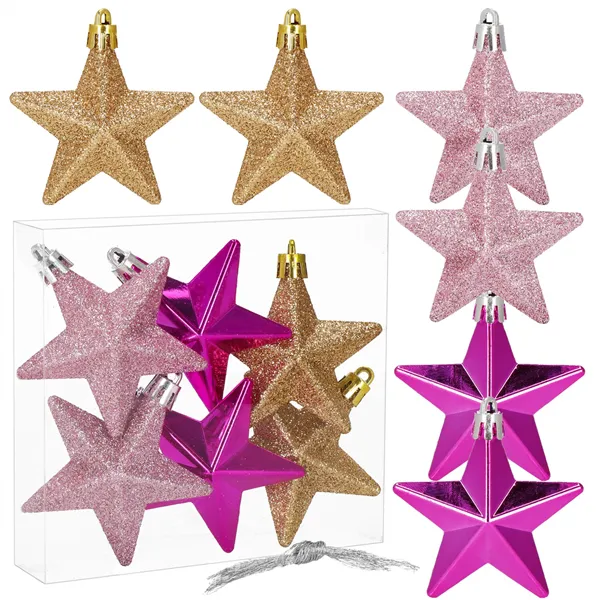 Christmas decorations Springos CA1152 6 pcs. stars