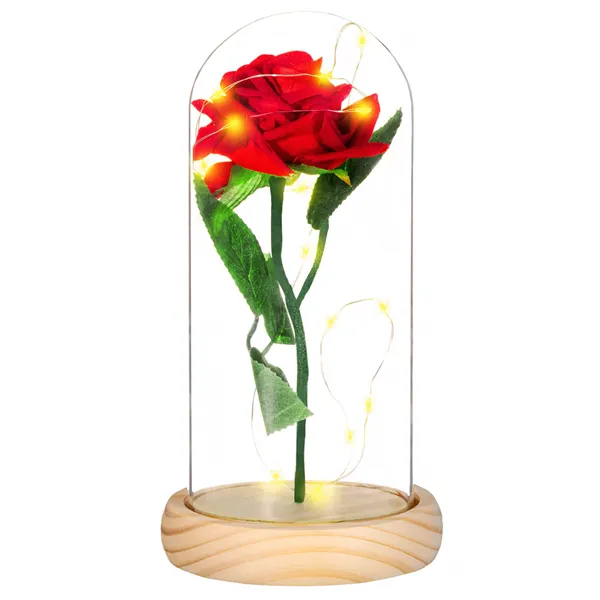 HA5155 ETERNAL ROSE IN GLASS