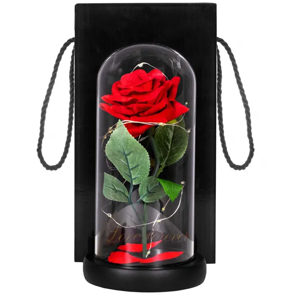 HA5156 ETERNAL ROSE IN GLASS