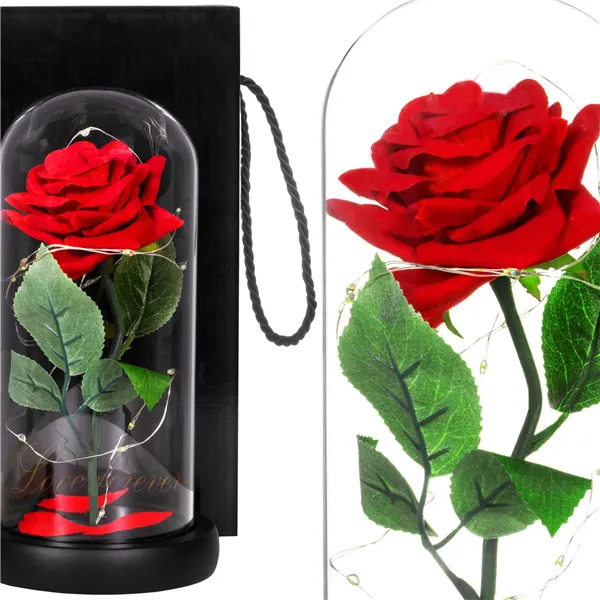 HA5156 ETERNAL ROSE IN GLASS