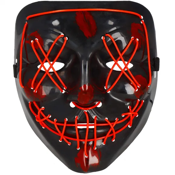 Halloween mask with lighting Springos HA5234