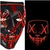 Halloween mask with lighting Springos HA5234