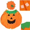 Halloween decoration pumpkin costume with hat Springos HA5223 2 elements.