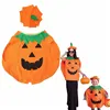 Halloween decoration pumpkin costume with hat Springos HA5223 2 elements.