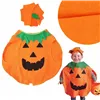 Halloween decoration pumpkin costume with hat Springos HA5223 2 elements.