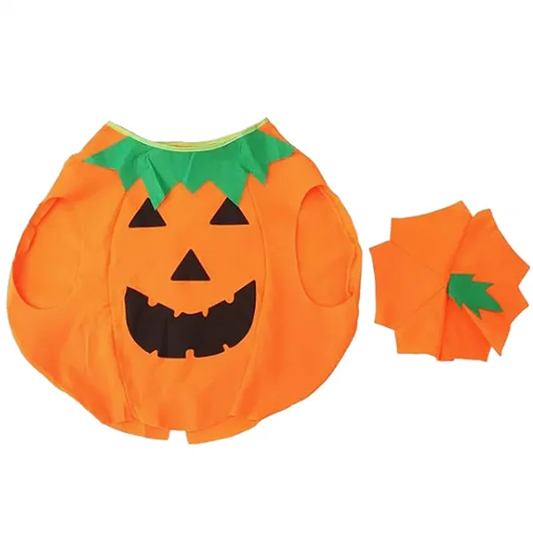 Halloween decoration pumpkin costume with hat Springos HA5224 2 elements.