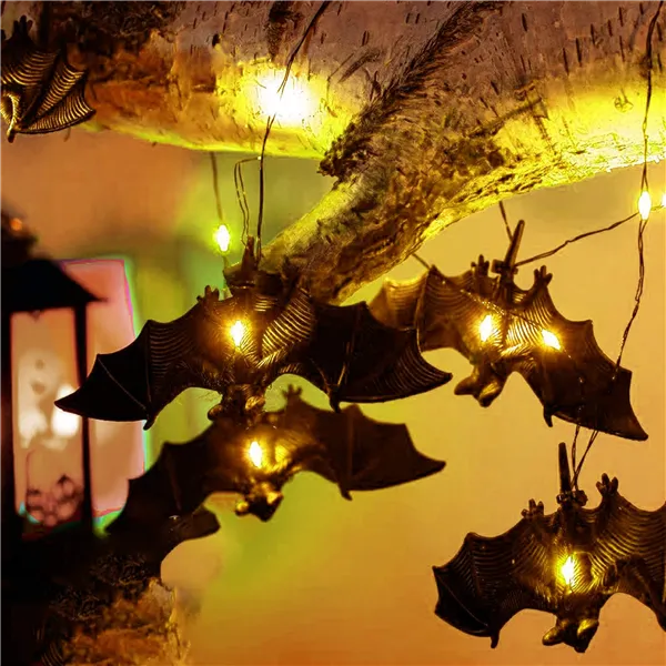 Halloween light decoration bat Springos CL4062 10 LED lamps