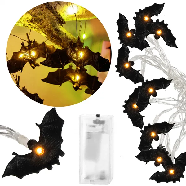 Halloween light decoration bat Springos CL4062 10 LED lamps