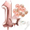 PS0022 ROSE BIRTHDAY DECORATIONS SET