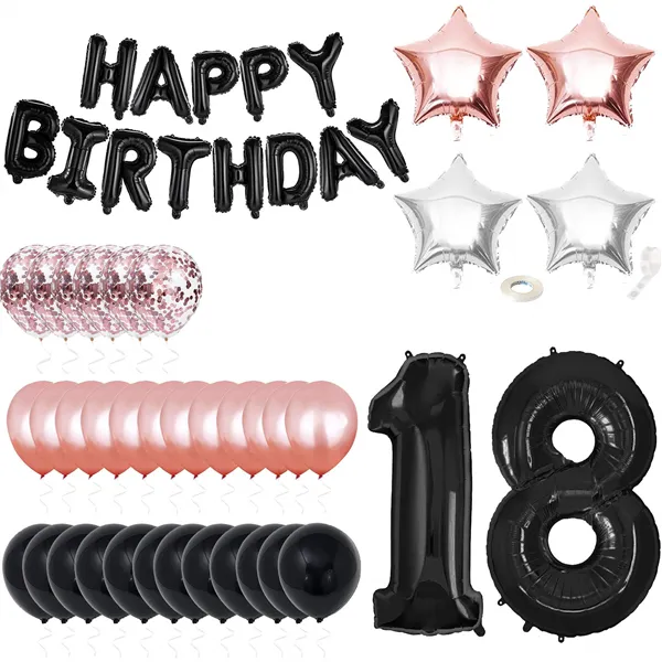 PS0025 BIRTHDAY DECORATIONS SET