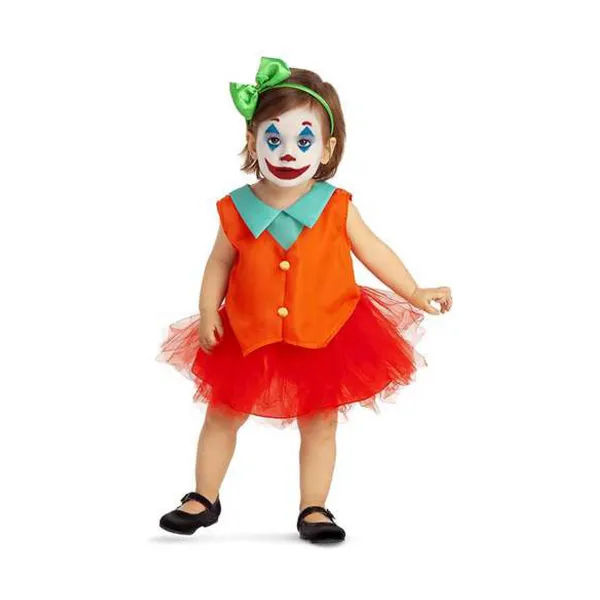 Svečana odjeća za bebe My Other Me Joker Oranžs (3 Daudzums)