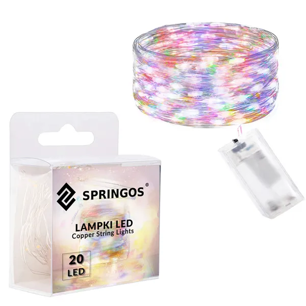 Christmas lights on batteries Springos CL0008 1.9m