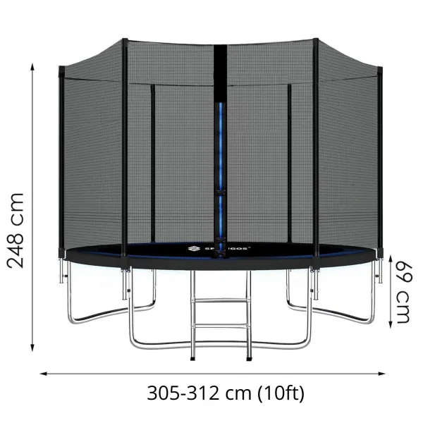 Puutarhatrampoliini Springos TP0002 305 cm 10ft