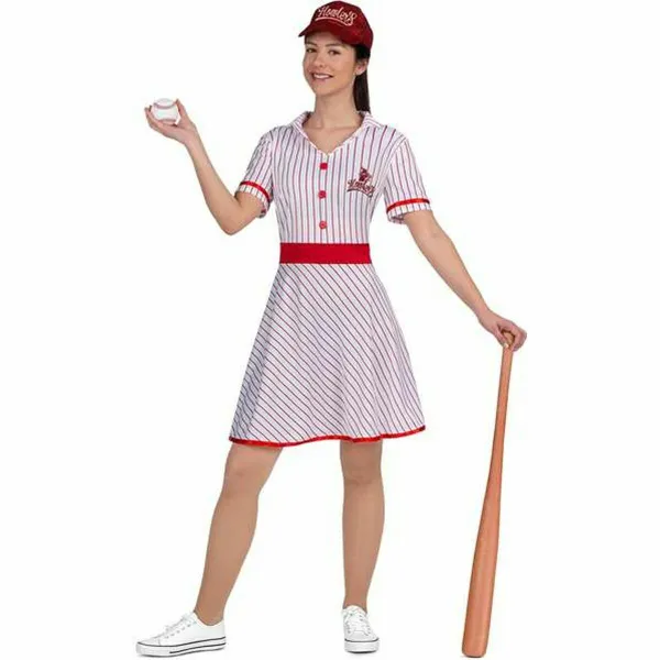 Маскарадные костюмы для взрослых My Other Me  Baseball Vintage Красный