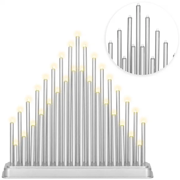 CL0855 DECORATIVE CANDLE STAND 33 LED