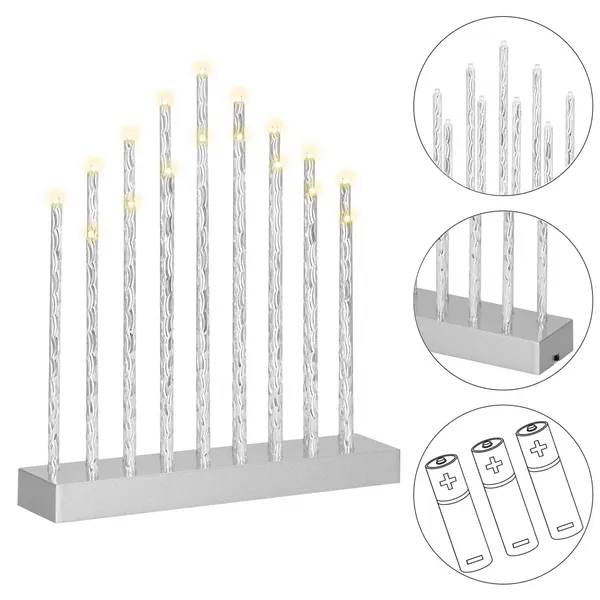 CL0852 DECORATIVE CANDLE STAND 17 LED