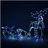 CL1225 LIGHTING REINDEER WITH Sleigh 288 LEDs