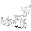 CL1225 LIGHTING REINDEER WITH Sleigh 288 LEDs