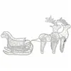 CL1222 LIGHTING REINDEER WITH Sleigh 480 LED