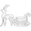 CL1221 LIGHT REINDEER WITH 312 LED SLEIDER