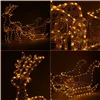 CL1220 LIGHTING REINDEER WITH Sleigh 312 LED