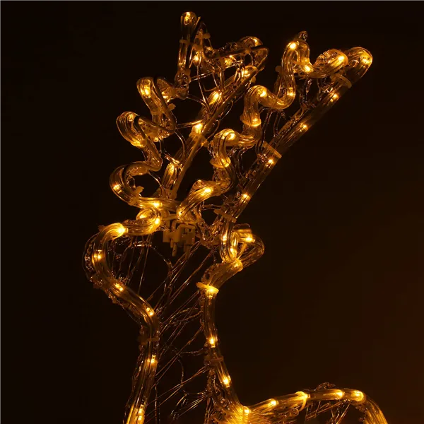 CL1220 LIGHTING REINDEER WITH Sleigh 312 LED