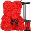 Decorative bear made of roses Springos HA7224