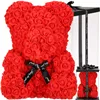 Decorative bear made of roses Springos HA7224