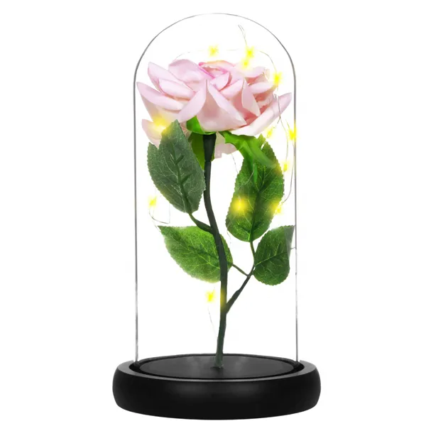 Eternal rose in glass Springos HA5157