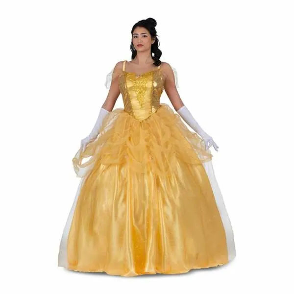 Kostumas suaugusiems My Other Me Geltona Princesė Belle 3 Dalys