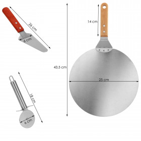Pitsakomplekt Springos KI0061 30 cm | Osta veebist — Megaluks