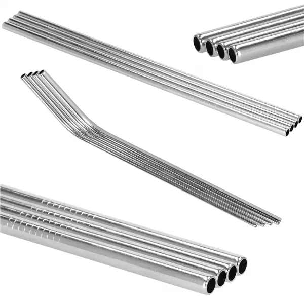 KI0030 METAL STRAWS 10 PCS.