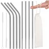 KI0030 METAL STRAWS 10 PCS.