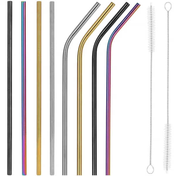 KI0031 METAL STRAWS 10 PCS