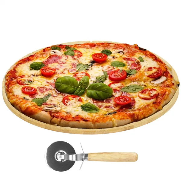 Pizza board + Pizza knife Springos KI0112